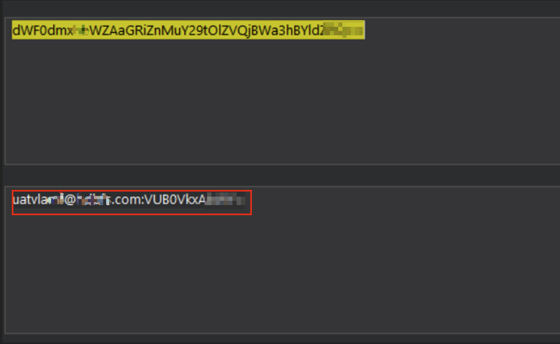 Base64 decode leak